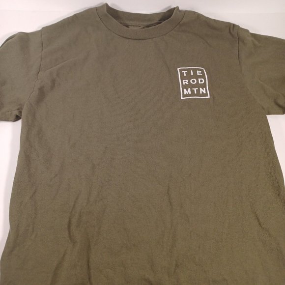 Tie Rod Mtn Men's Size Small Long Sleeve Shirt Green White Embroidery Outdoors - Picture 3 of 7